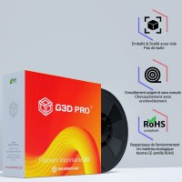 Filament 3D ASA Noir 800g 1.75mm G3D PRO - Grossiste 3D