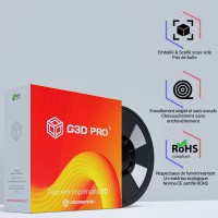Filament ASA Blanc 800 g 1.75mm G3D PRO - Grossiste 3D