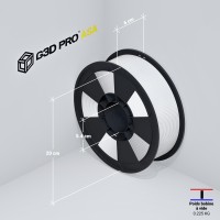 Filament ASA Blanc 800 g 1.75mm G3D PRO - Grossiste 3D