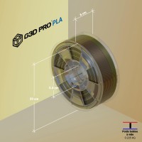 Filament 3D PLA Multicolore Automne 1.75 mm – 1 kg Translucide