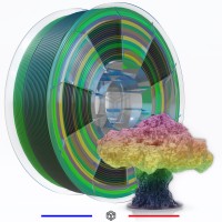Fil 3D PLA 1kg 1.75 mm - Multicolore dégradé Printemps