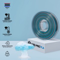 Filament 3D PLA Translucide Multicolore Hiver - Dégradés Uniques