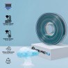 Filament 3D PLA Translucide Multicolore Hiver - Dégradés Uniques