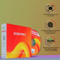 Fil 3D PLA 500g 1.75 mm Multicolor Printemps - Dégradé translucide