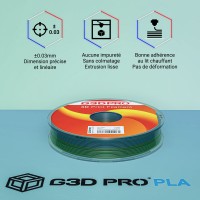 Fil 3D PLA Translucide Multicolore Été - Dégradés Éclatants