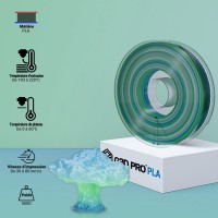 Fil 3D PLA Translucide Multicolore Été - Dégradés Éclatants