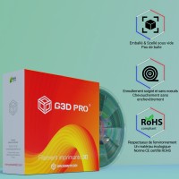 Fil 3D PLA Translucide Multicolore Été 1 Kg 1.75 mm