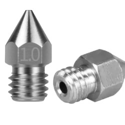 Buse 1.0mm MK8 MK7 1.75MM Acier Inoxydable