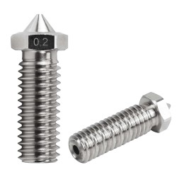 Buse E3D volcano 0.2mm Acier Inoxydable 1.75mm