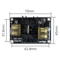 Carte de commande de tube MOS