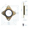 Amortisseur moteur pour imprimante 3D - Nema17 V2