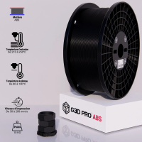 G3D PRO Filament ABS Noir 1.75mm 10KG - Bobine XXL