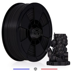 Filament PLA Noir 1 kg 1.75 mm pour Imprimante 3D - G3D PRO