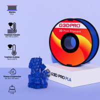 Fil 3D PLA 1 Kg 1.75 mm Bleu