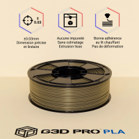 Fil 3D PLA 1 Kg 1.75 mm Bronze