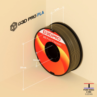 Fil 3D PLA 1 Kg 1.75 mm Bronze