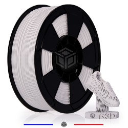 FIL 3D TPU Flexible 1.75 MM Blanc neige - Grossiste 3D