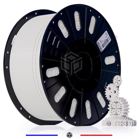 Filament ASA Blanc 3 Kg 1.75mm G3D PRO - Grossiste 3D