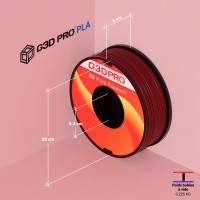 Fil 3D PLA 1 Kg 1.75 mm Dark Rouge