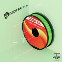 Filament 3D PLA Fluorescent 500g 1.75 mm Vert