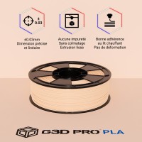 Fil 3D PLA 1 Kg 1.75 mm Peau-Skin