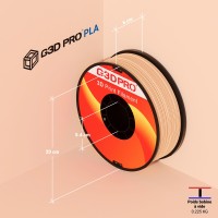 Fil 3D PLA 1 Kg 1.75 mm Peau-Skin