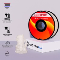 Fil 3D PLA 1 Kg 1.75 mm Transparent
