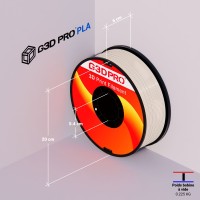 Fil 3D PLA 1 Kg 1.75 mm Transparent