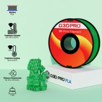 Fil 3D PLA 1 Kg 1.75 mm Vert