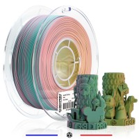 Filament PLA Bubble Gum Tricolore 1.75mm 1kg G3D PRO - Cyan/Rose/Jaune