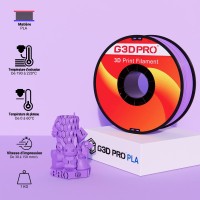 Fil 3D PLA 1 kg  1.75 mm Lavande