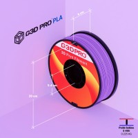 Fil 3D PLA 1 kg  1.75 mm Lavande