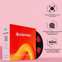 Fil 3D PLA 1 Kg 1.75 mm Rouge
