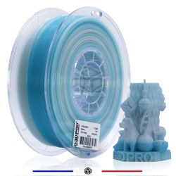 Fil 3D PLA 1 Kg 1.75 mm Translucide Multicolore Hiver