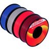 Pack Fil ABS 3D 1.75mm 1KG - Rouge Foncé, Gris Bleu, Jaune Fluo