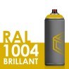 2082 - Bombe de peinture 400ml Brillant RAL 1004 Jaune Or