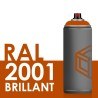 2103 - Bombe de peinture 400ml Brillant RAL 2001 Orangé Rouge