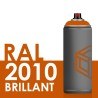 2109 - Bombe de peinture 400ml Brillant RAL 2010 Orangé Sécurité