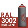 2113 - Bombe de peinture 400ml Brillant RAL 3002 Rouge Carmin