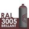 2116 - Bombe de peinture 400ml Brillant RAL 3005 Rouge Vin