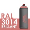 2122 - Bombe de peinture 400ml Brillant RAL 3014 Vieux Rose