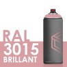2123 - Bombe de peinture 400ml Brillant RAL 3015 Rose Clair