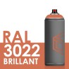 2128 - Bombe de peinture 400ml Brillant RAL 3022 Rouge Saumon