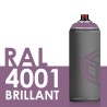 2130 - Bombe de peinture 400ml Brillant RAL 4001 Lilas Rouge