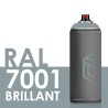 2224 - Bombe de peinture 400ml Brillant RAL 7001 Gris Argent