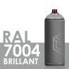 2227 - Bombe de peinture 400ml Brillant RAL 7004 Gris Sécurité