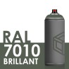2232 - Bombe de peinture 400ml Brillant RAL 7010 Gris Tente