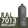 2235 - Bombe de peinture 400ml Brillant RAL 7013 Gris Brun