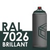 2242 - Bombe de peinture 400ml Brillant RAL 7026 Gris Granit