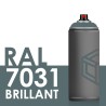 2244 - Bombe de peinture 400ml Brillant RAL 7031 Gris Bleu